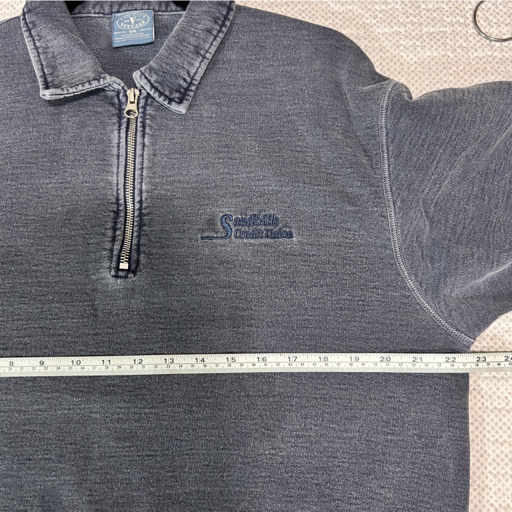 Ash City Vintage Quarter Zip Sweater - Picture 6 of 7